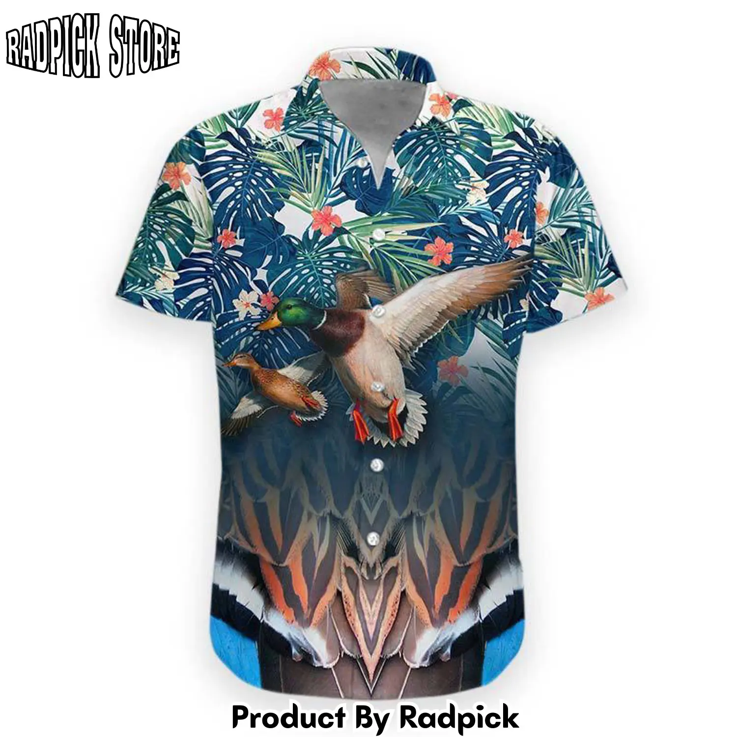 Radpick 3d duck hunting hawaii shirt rp292876